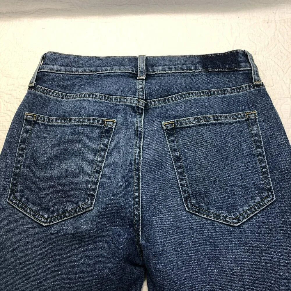 Ética Ethically Made Jeans Flare Blue Size 26 98% Organic Cotton Womens